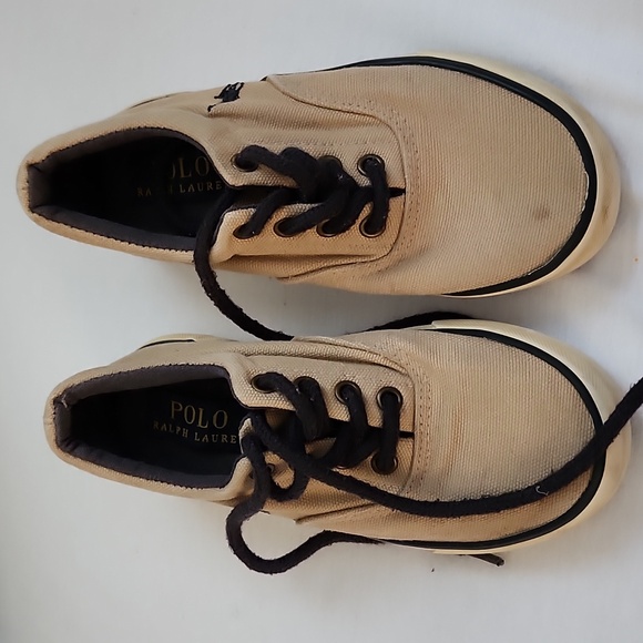 Boys polo by Ralph Lauren sneakers size 12 - Picture 1 of 10